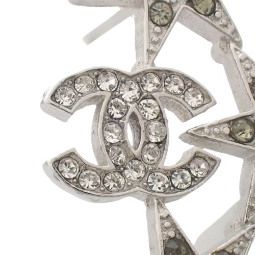 CHANEL(シャネル) ココマーク ラインストーン ピアス ピアス 