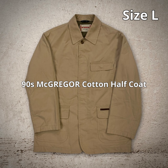 90s McGREGOR Cotton Half Coat マクレガー コットンハーフコート