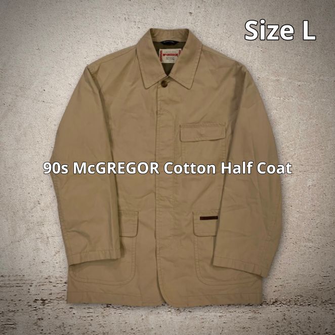 90s McGREGOR Cotton Half Coat マクレガー コットンハーフコート 