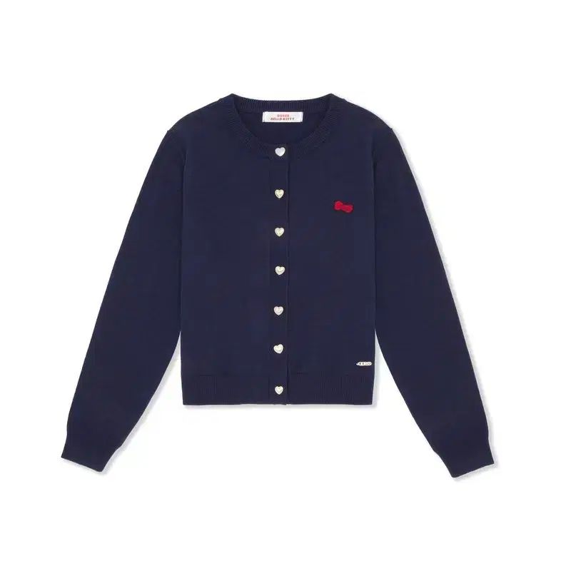 GUESS ゲス ハローキティ コラボ カーディガン ネイビー S