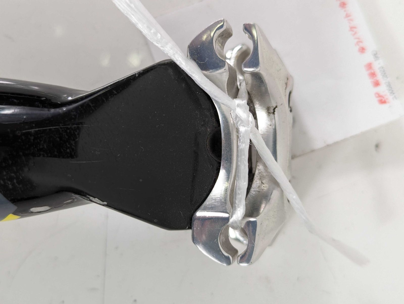 並品】Oval 31.6㎜ カーボンラップ アルミ シートポスト