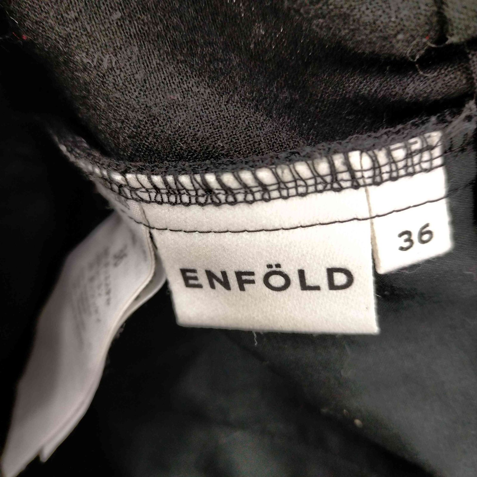 エンフォルド ENFOLD 22AW ELASTIC JODHPURS パンツ テーパード タック イージー レディース JPN：36 