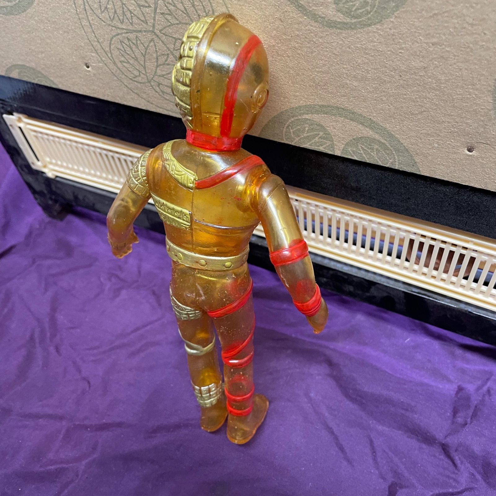 タカトク人造人間キカイダーソフビクリアスケルトン当時物レア