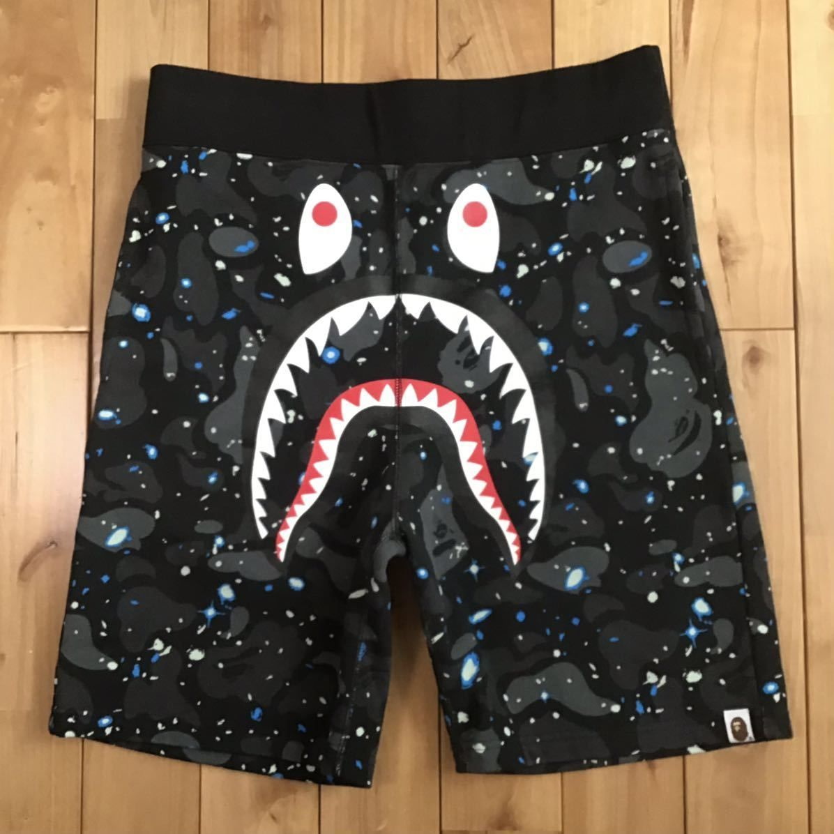 42cmx53cmshark sweat shorts pants bape 迷彩 ショーツ