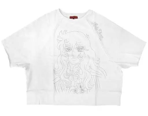衣類　オスカル・フランソワ・ド・ジャルジェ レディ オスカル エンブロイダリーTシャツ ブラック Lサイズ 「ベルサイユのばら×MAX＆Co.」 中古】衣類 オスカル・フランソワ・ド・ジャルジェ レディ