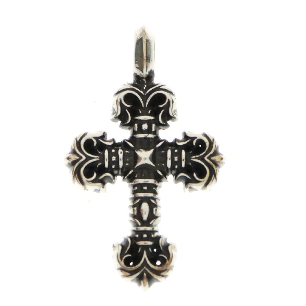 CHROME HEARTS クロムハーツ CHARM FILIGREE TINY タイニーフィリグリークロス チャーム ペンダントトップ シルバー BCA225