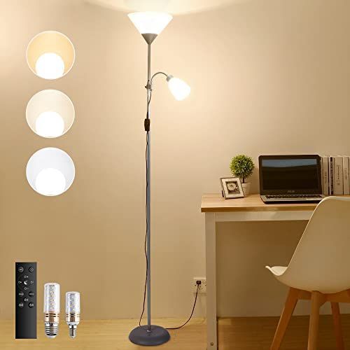 フロアスタンド ランプ 2基 LED 電球×4付き フレームのみ 楽天市場】フロアライト 照明 スタンドライト Oak＆LinenMix LED