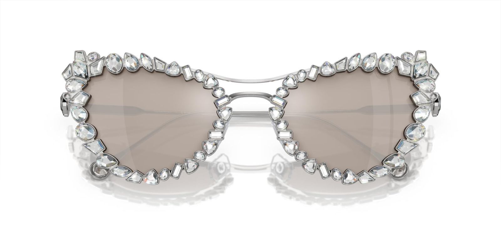 56 SILVER レディース SK 7011 サングラス スワロフスキー