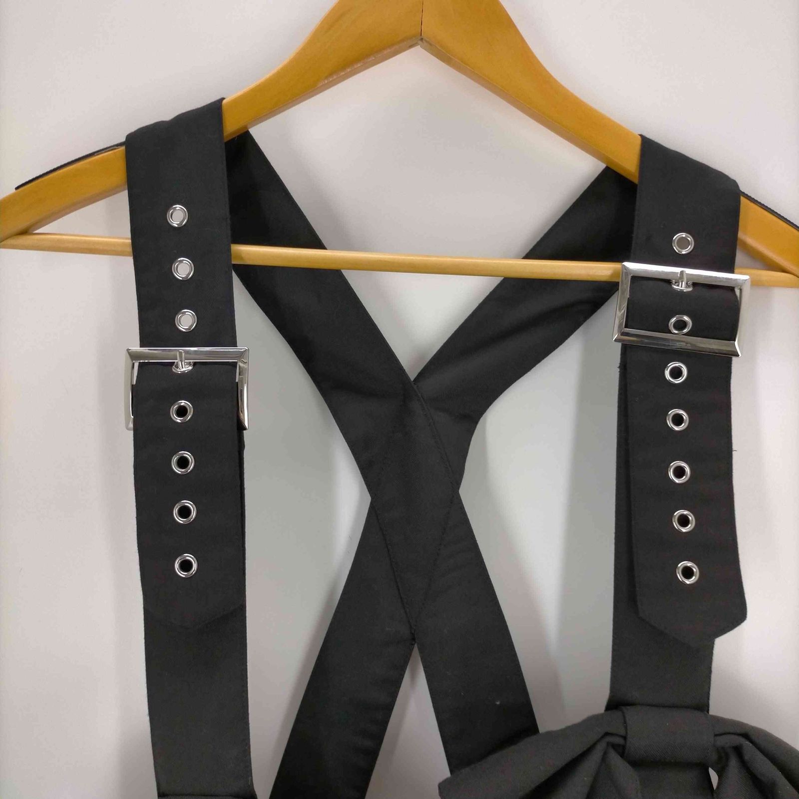 HEIHEI ヘイヘイ リボン ハーネス サスペンダー 黒 ブラック 期間限定