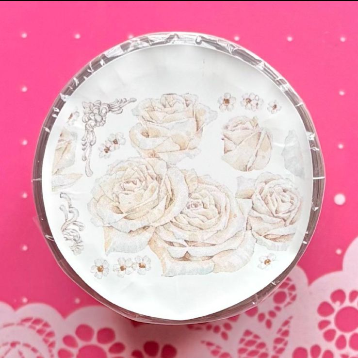 贝壳光 雪韵 6cm×5m 100cm|loop 海外マスキングテープ