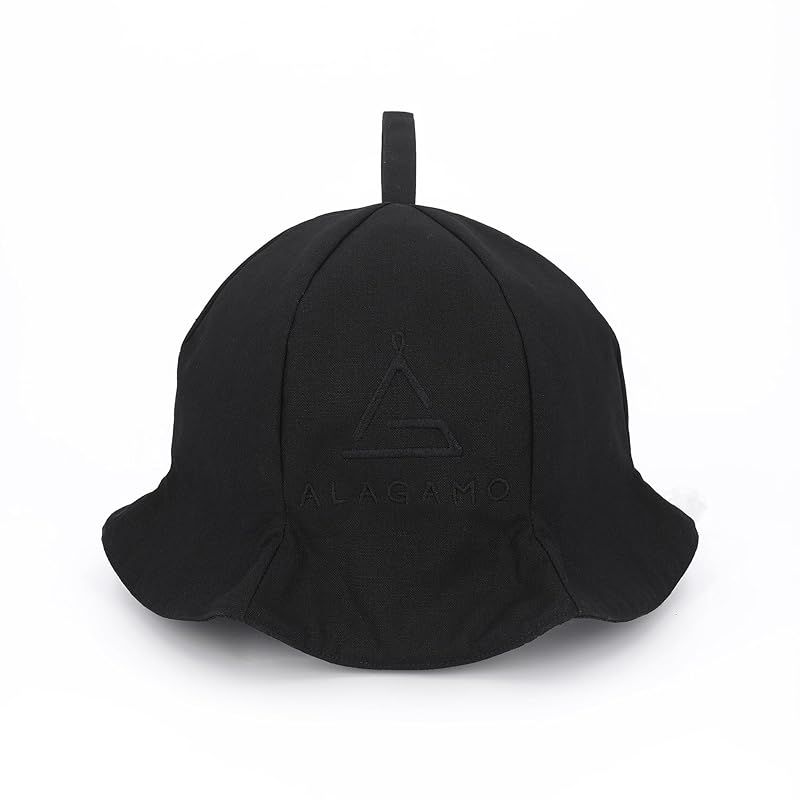 ALAGAMO] RD サウナハット All Black Edition 日本製 丈夫な布生地