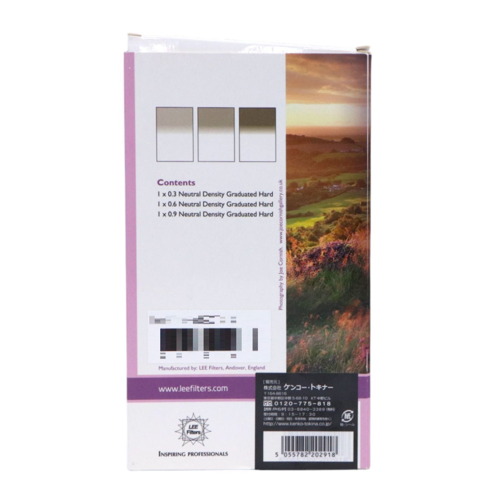 未使用　LEE Filters ハーフ LEE リー 100X150mm角 ハーフNDフィルター ハードセット 【 未