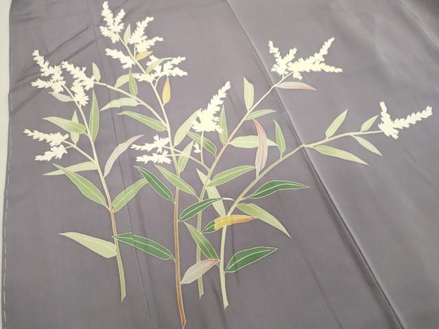 平和屋着物○本加賀友禅 成竹登茂夫 訪問着 枝花文 正絹 逸品 未使用