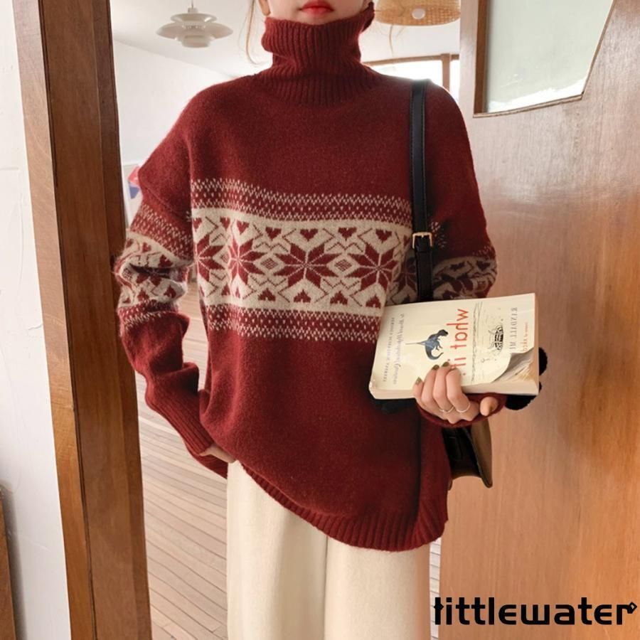 ハイネック トップス