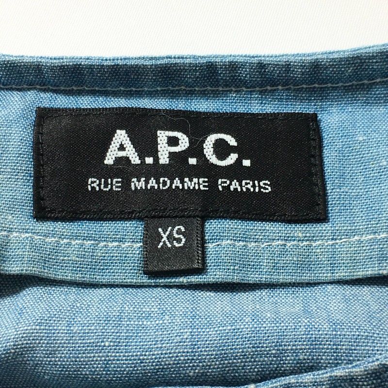 27661】 A.P.C. アーペーセー ワンピース サイズXS ブルー デニム