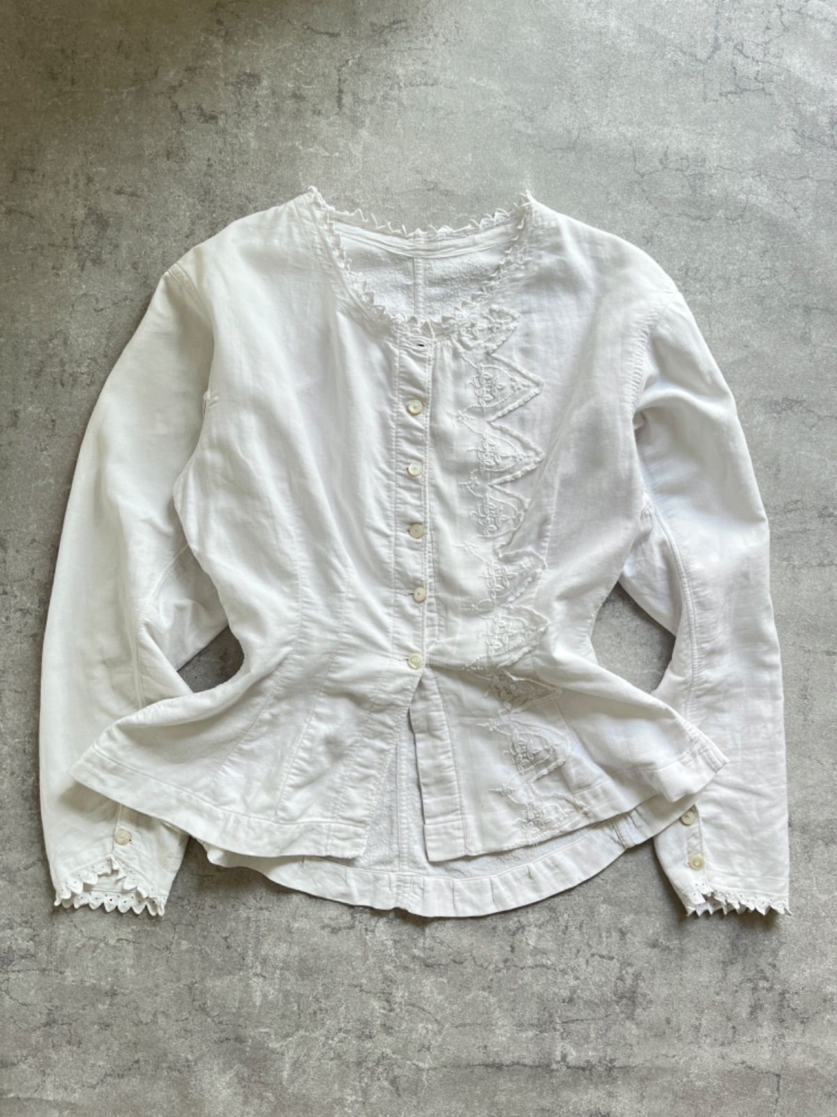 1900's french antique blouse フレンチ アンティーク ブラウス 刺繍