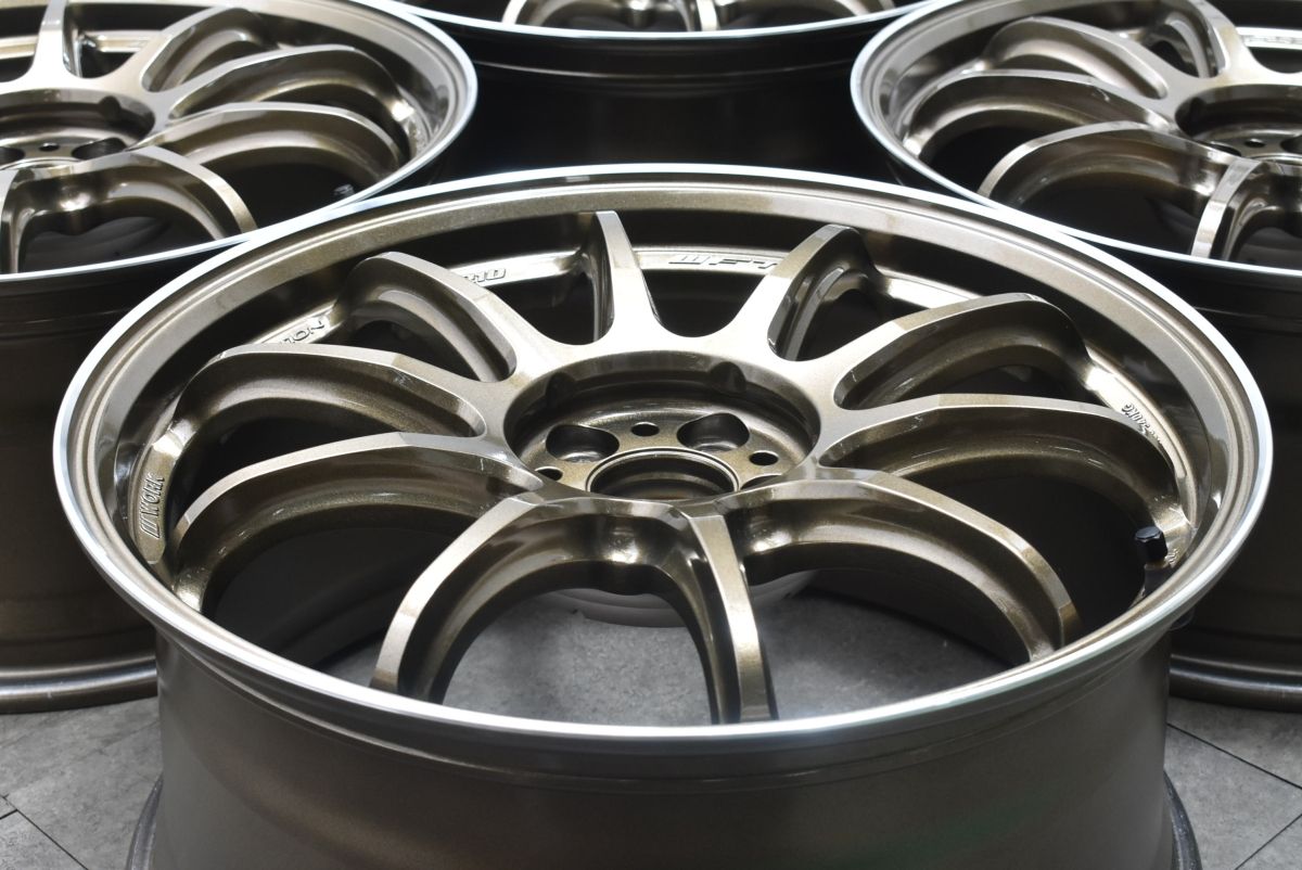 インプレッサ レガシィなどに WORK エモーション ZR10 18in 8.5J 47 PCD100 4本 プリウス カローラ ツーリング スポーツ 86 BRZ