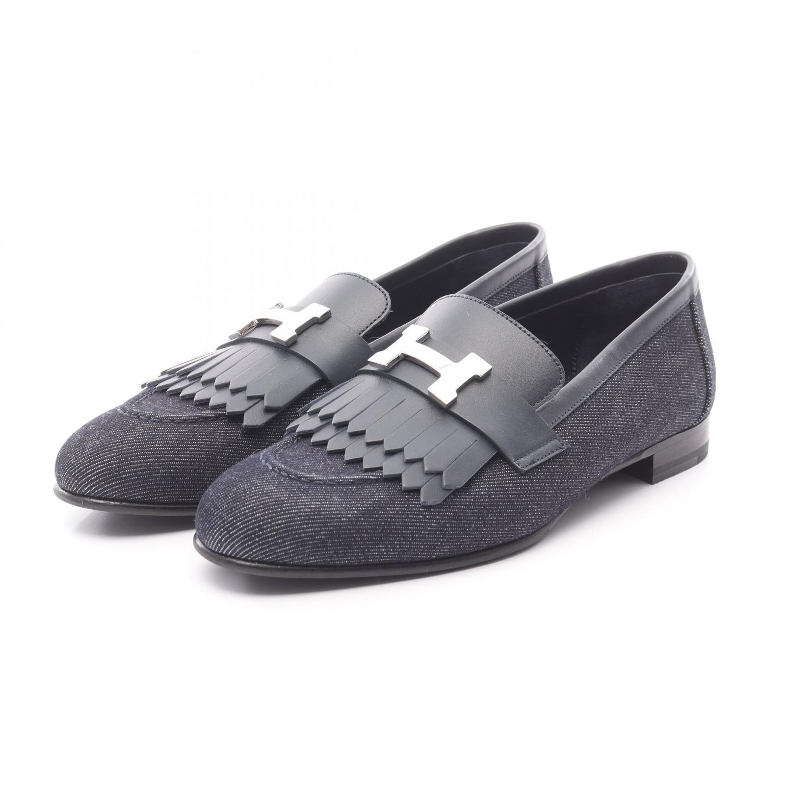 HERMES エルメス レザー モカシン ローファー SIZE 39 1/2 HERMES エルメス レザー モカシン ローファー SIZE 39 1/2