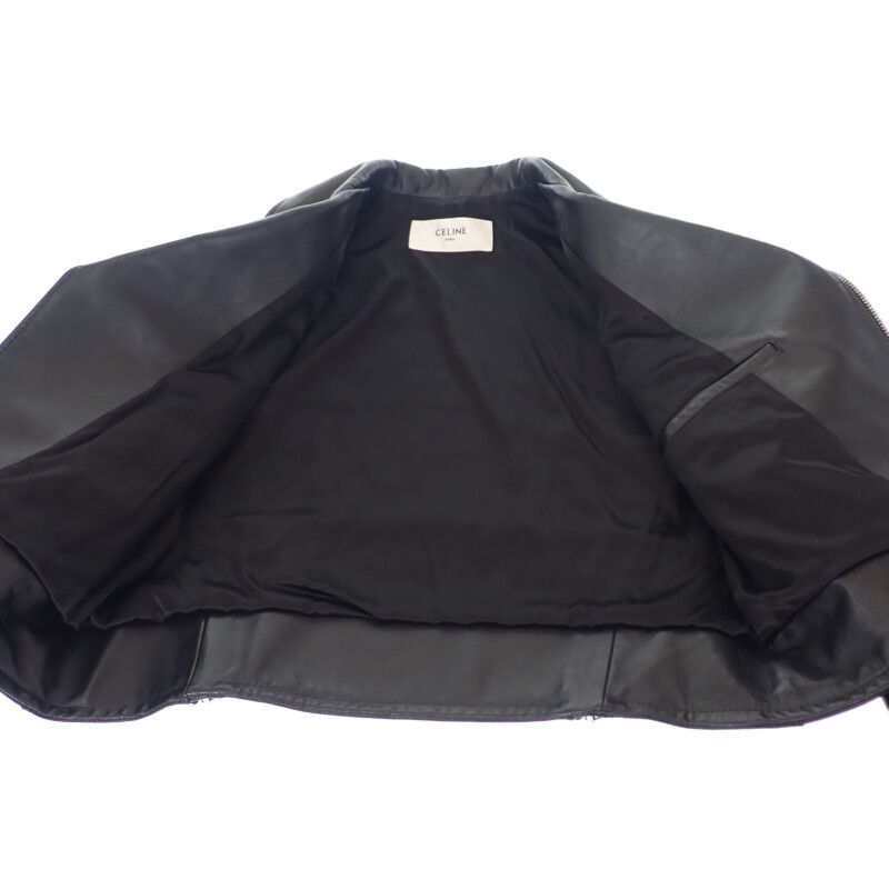 新品タグ付★CELINE セリーヌキッズ ブレザー ジャケット110★男女兼用 CELINE(セリーヌ) 21SSスタッズロゴサテンテディジャケット