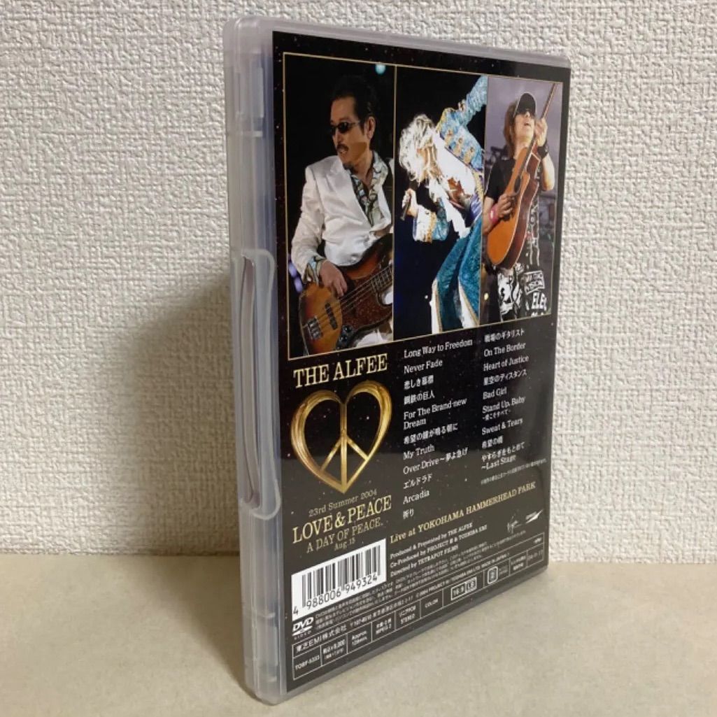 THE ALFEE 2004 LOVE&PEACE 1·2 DVD 【公式通販】