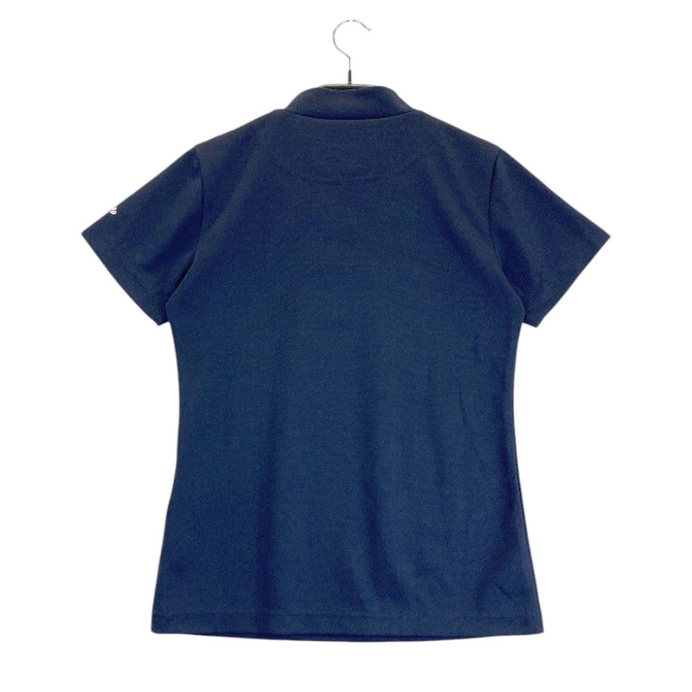 サイズ：S CALLAWAY キャロウェイ モックネック 半袖 Tシャツ ネイビー