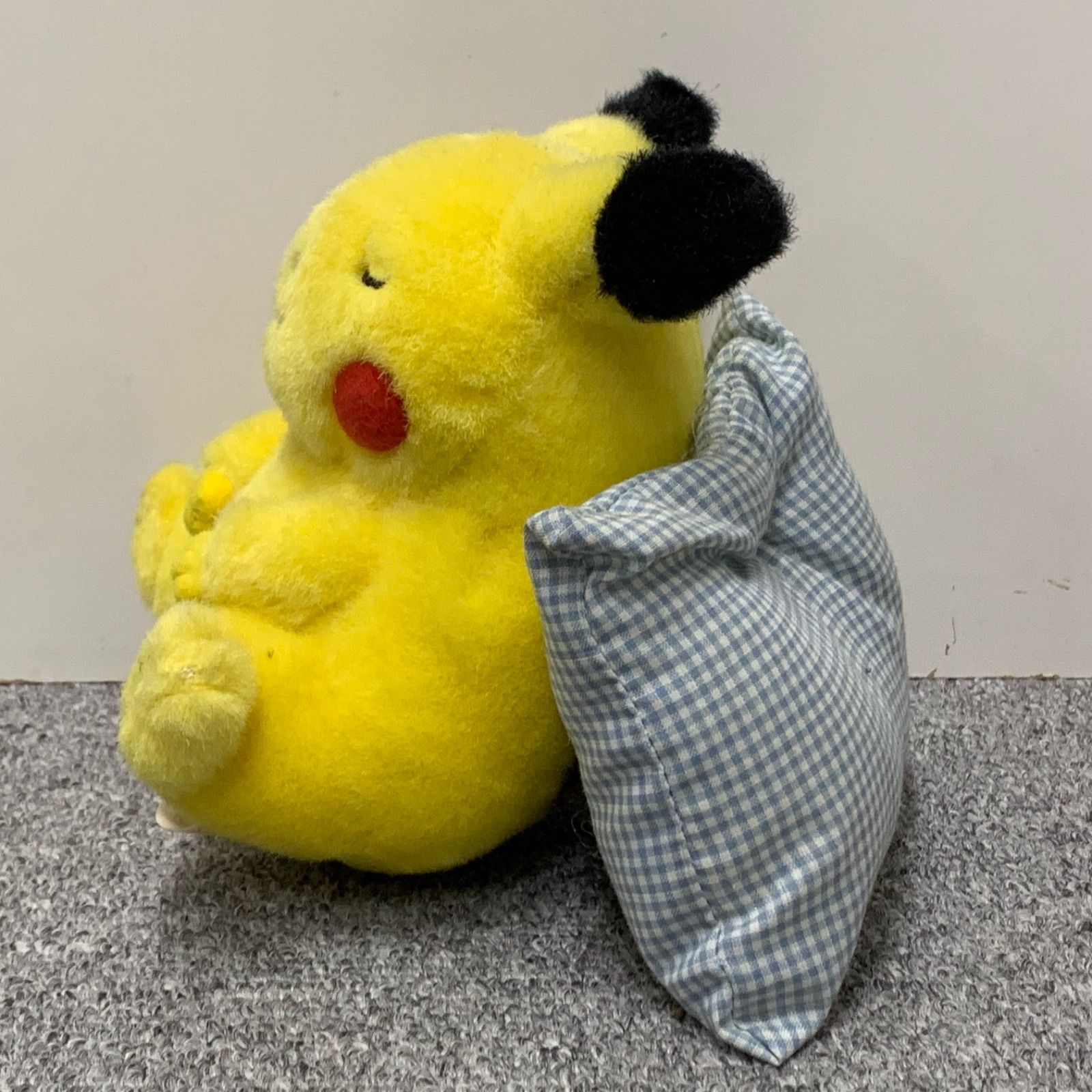 【NPA】ポケモン ピカチュウ TOMY トミー 初期 ぬいぐるみ おやすみ 枕