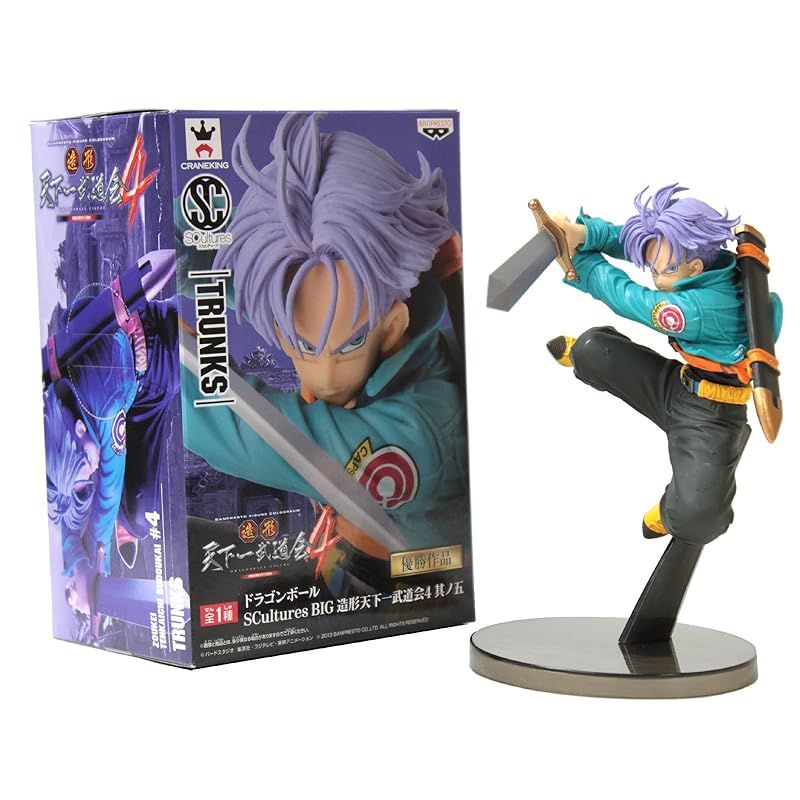 ドラゴンボール SCultures BIG 造形天下一武道会4 其ノ五 トランクス 外箱高約180mm フィギュア