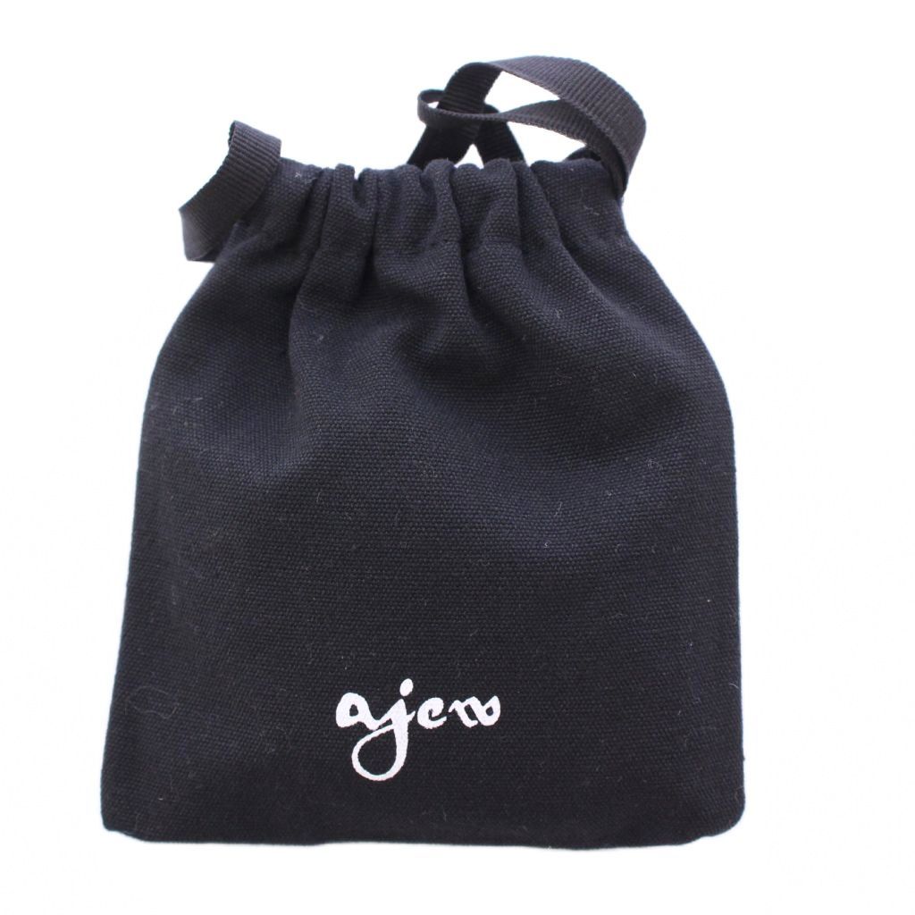 ajew エジュー ストラップTie chain shoulder/black 紐のみ】 Tie chain shoulder / black (発送はご注文から3営業日