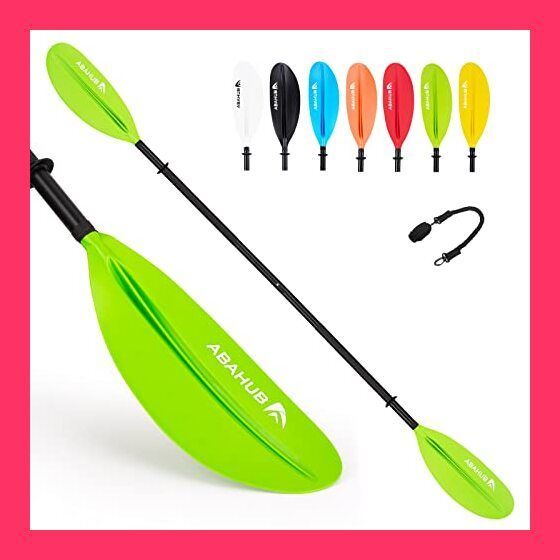 開封済 未使用品】Abahub カヤックパドル ローイング用 230CM 青色