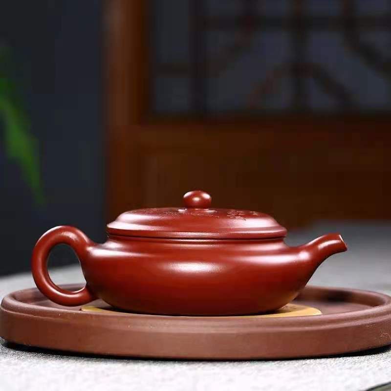 閑】煎茶道具 国家高級工芸美術師 曹婉芬作 白泥 宜興紫砂壺(2客