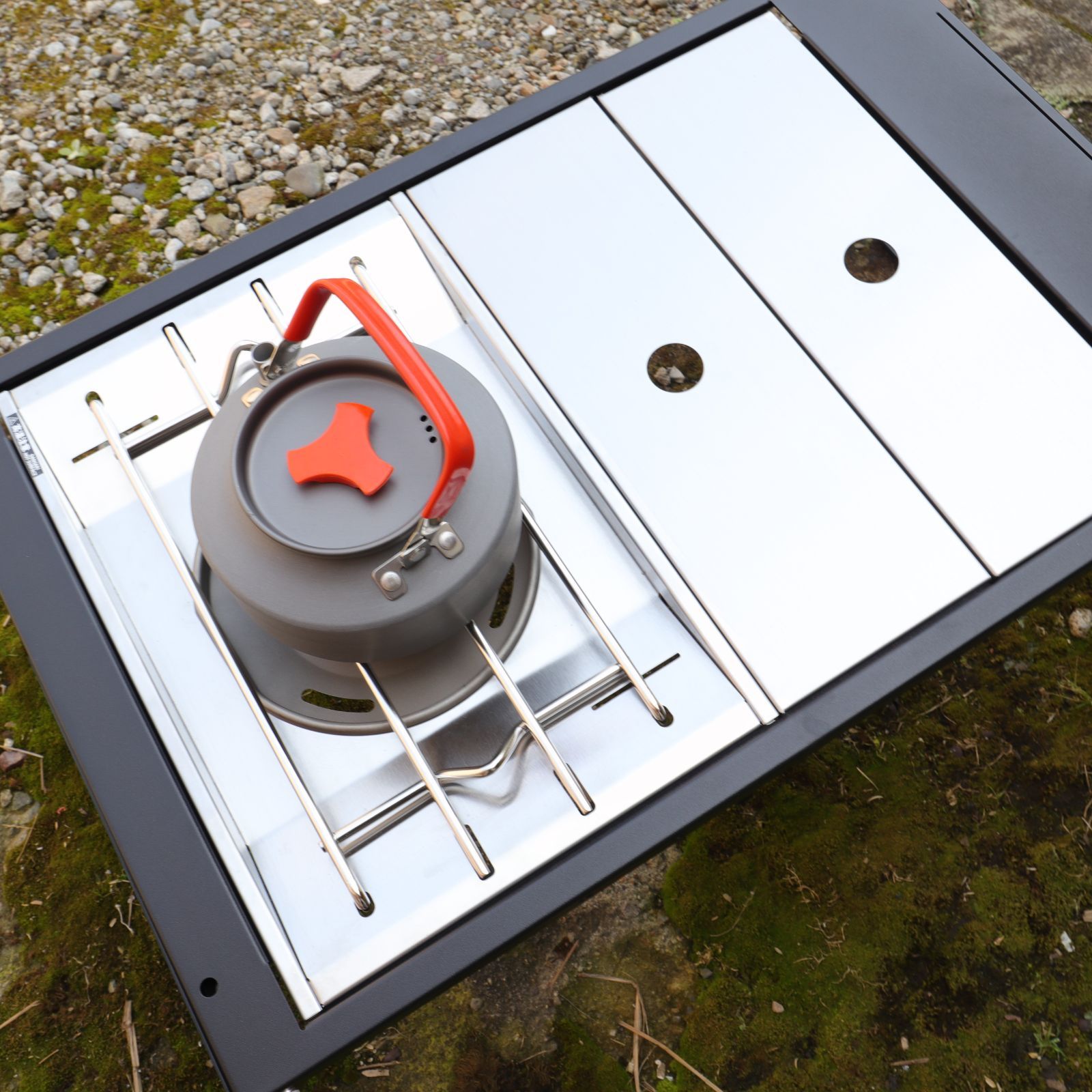 2枚セット スノーピーク他 IGTテーブル対応 ハーフ天板 蓋/天板