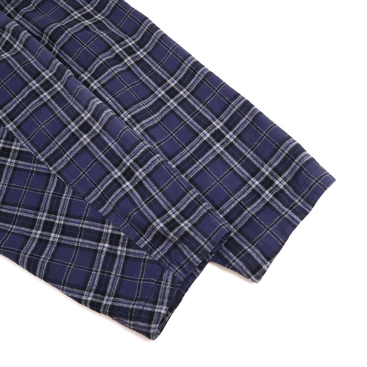 BALENCIAGA バレンシアガ 24AW フロントロゴ フランネルチェック