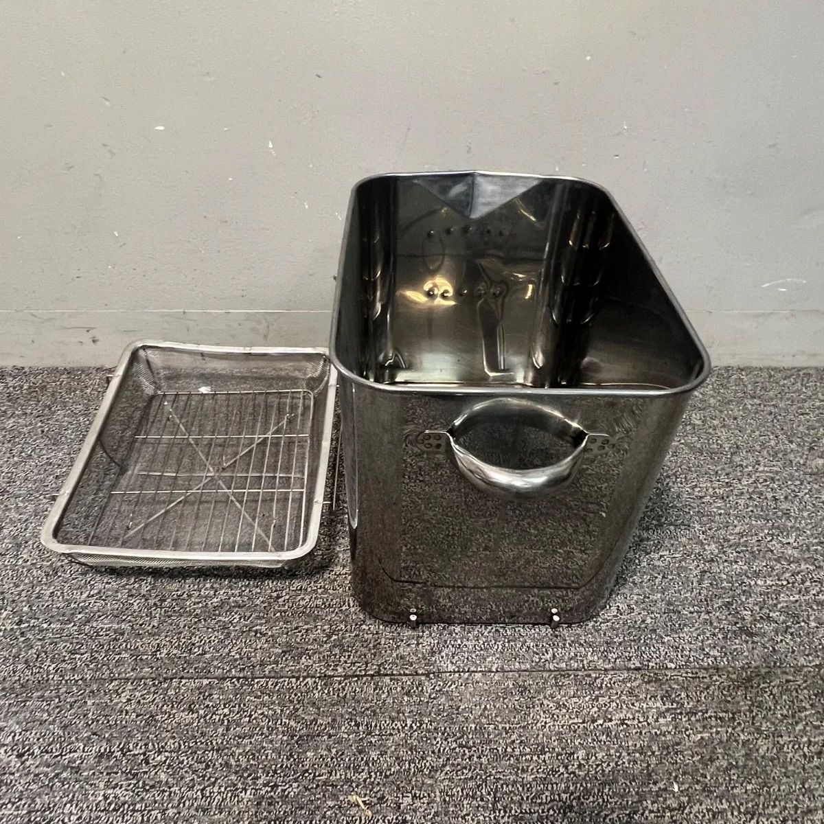 業務用フライヤー ステンレス 油受け フライヤー用 油切り フライヤー