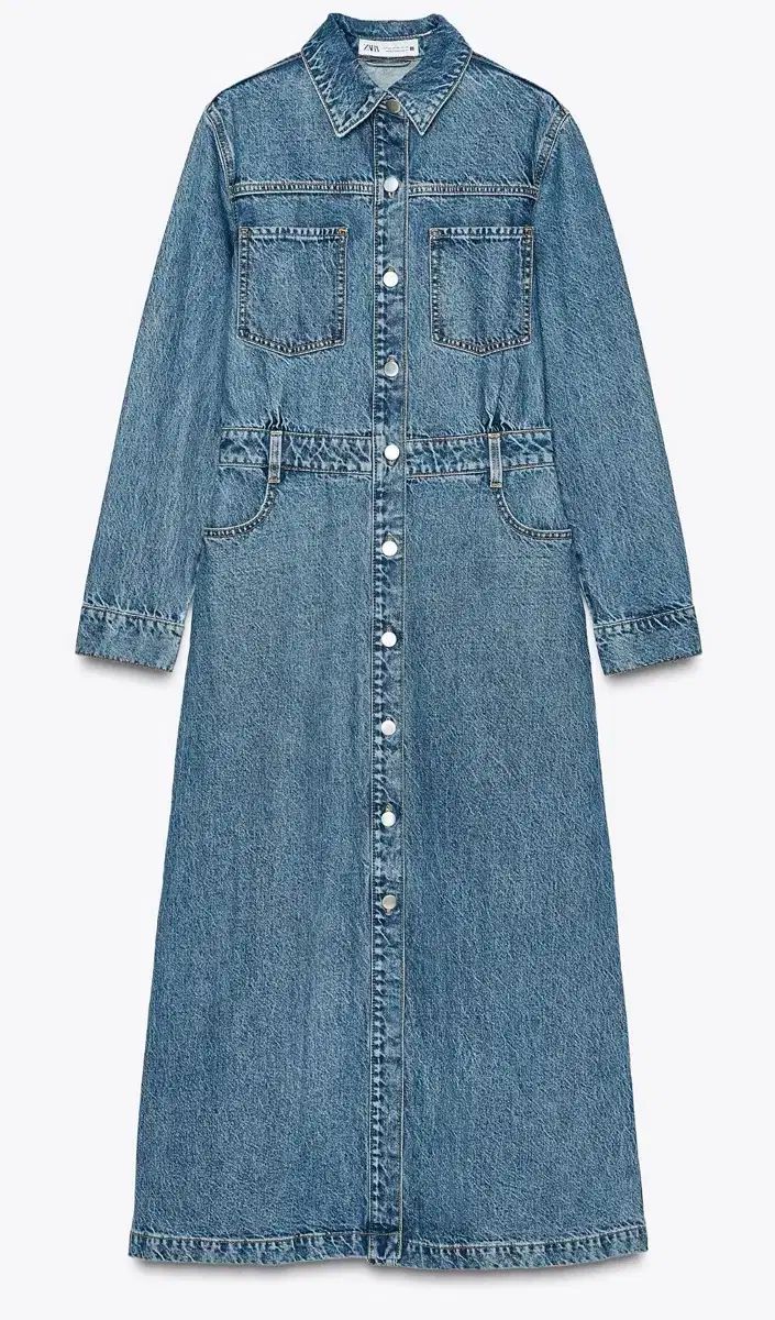 Zara デニム ワンピース