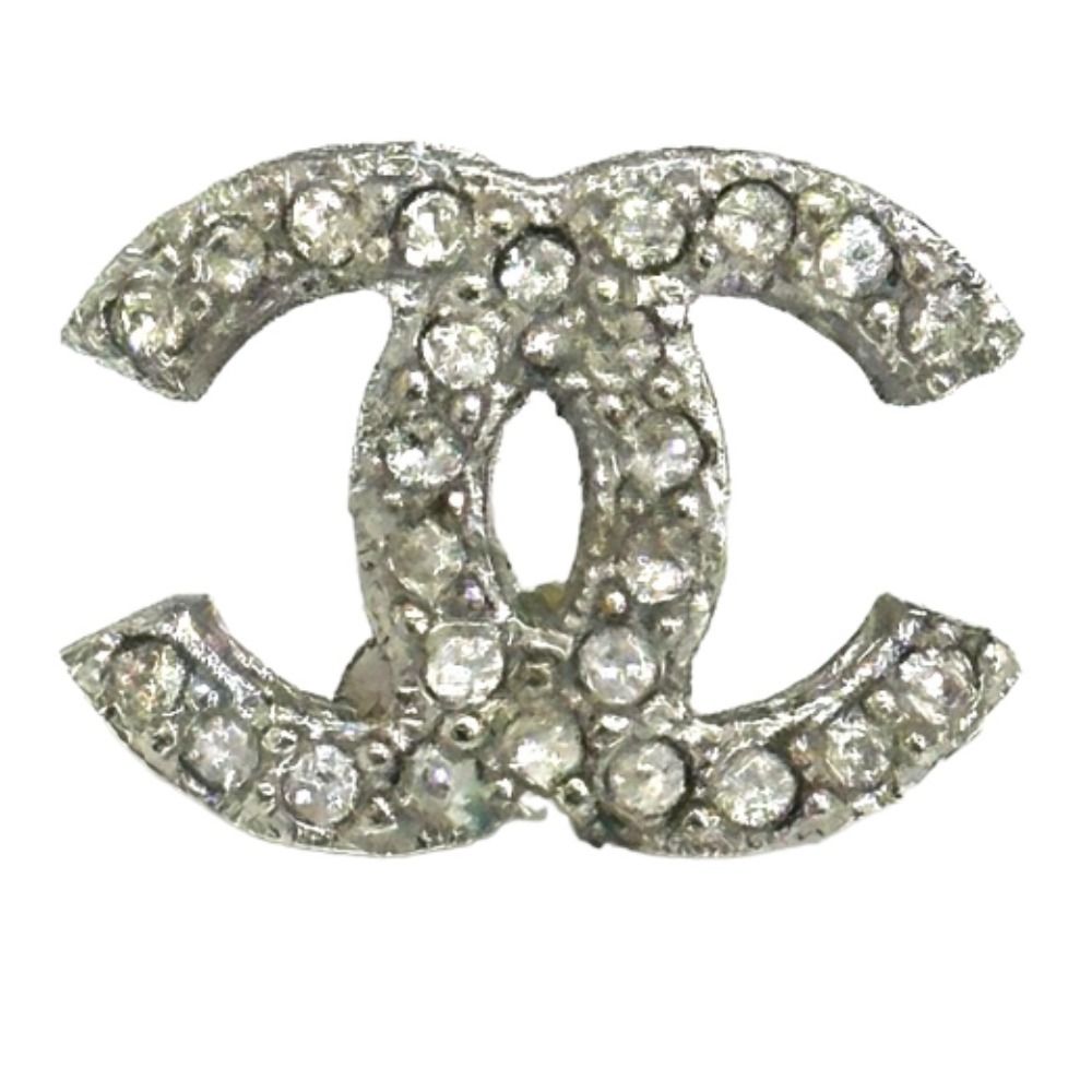 CHANEL シャネル ピアス ココマーク ラインストーン 片方 B15C