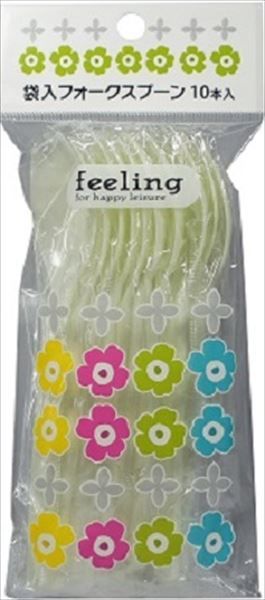 まとめ買い-150点セット ＦＬ 袋入フォークスプーン１０本 大和物産 使い捨て食器 コップ