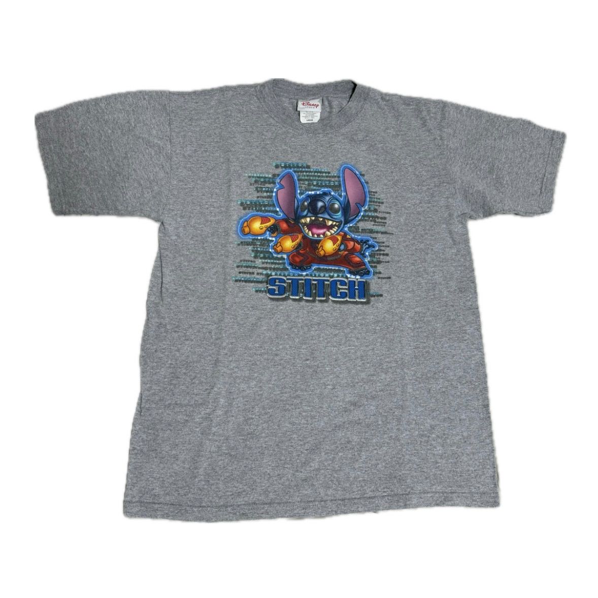 宇宙服スティッチ スティッチ ディズニー古着 単体Tシャツ(L
