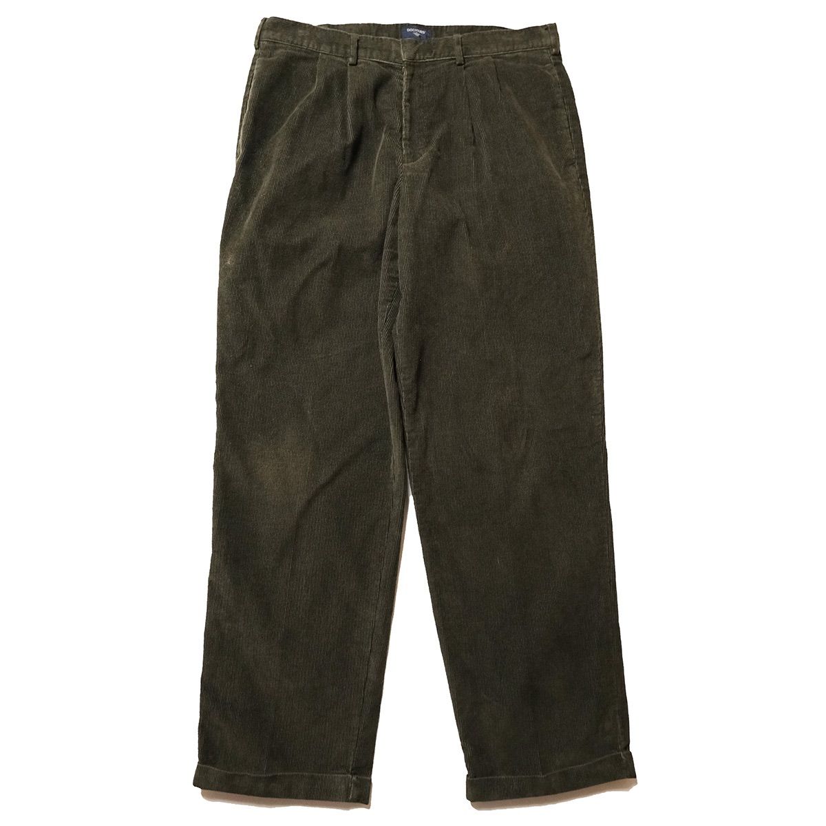 00's リーバイス ドッカーズ ２タック 細畝コーデュロイ パンツ (36×34) こげ茶 ブラウン Levi's 00年代  Y2K 2003年製　アメリカ古着 USED  ビンテージ ヴィンテージ