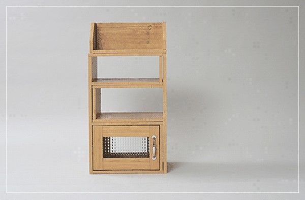 カウンター下収納 スライドラック