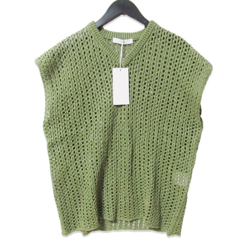 未使用 Jieda ジエダ ニットベスト Jie-24S-KN03 KNIT VEST 24SS