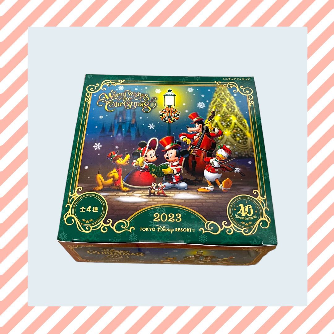 高品質 ディズニー クリスマス フィギュア 全4種 コンプリート BOX 