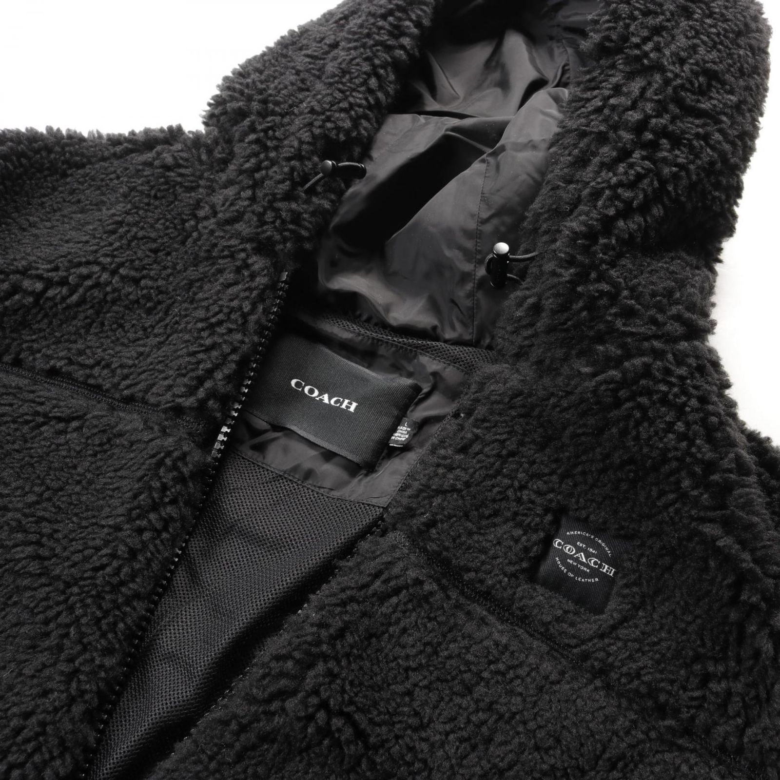 コーチ COACH その他ジャケット シェルパ フェイクファー ジップ 