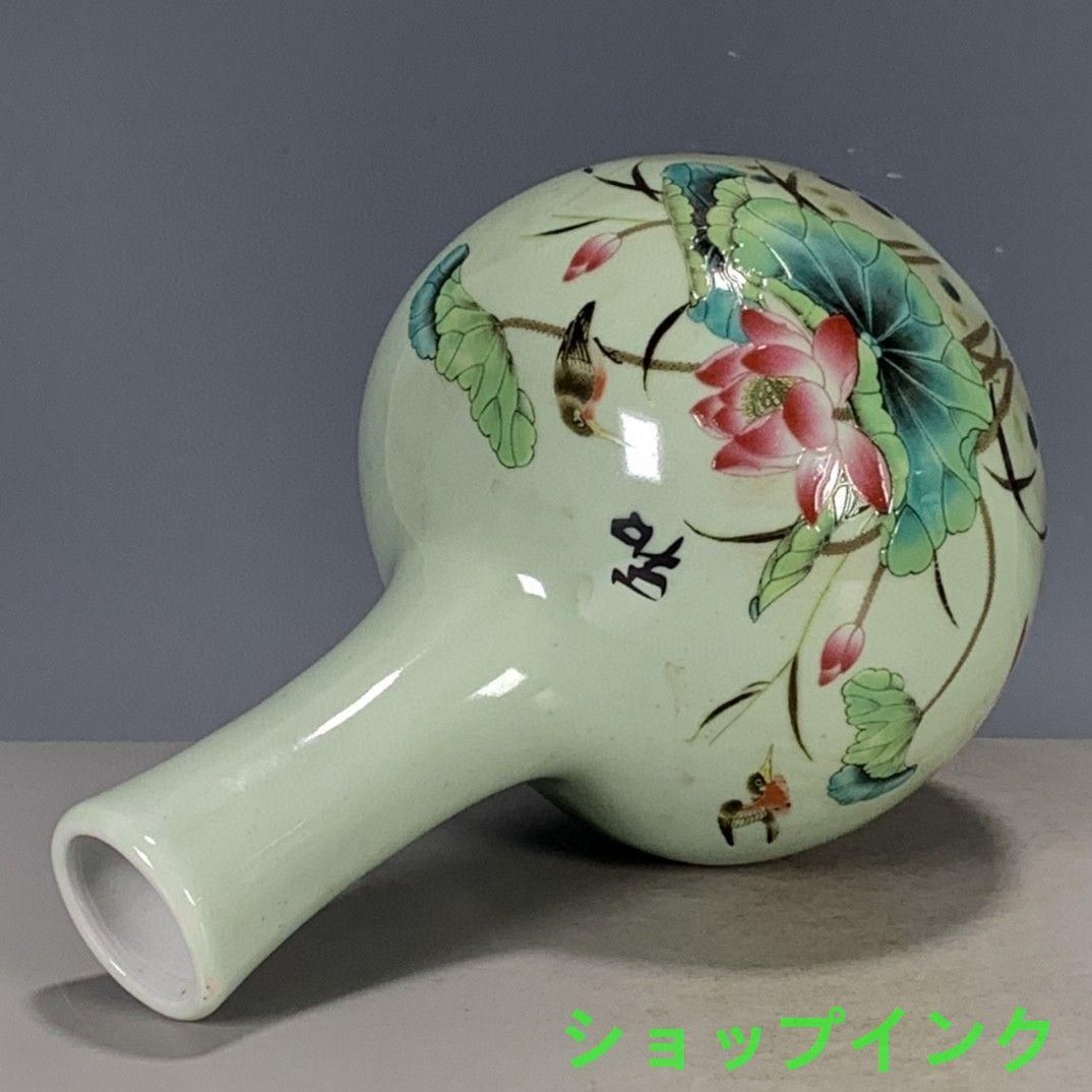 中国美術  パステル蒔絵五龍紋天球瓶  景徳鎮  装飾品 現代工芸品美術品 置物 中国美術 パステル蒔絵五龍紋天球瓶 景徳鎮 装飾品 現代工芸