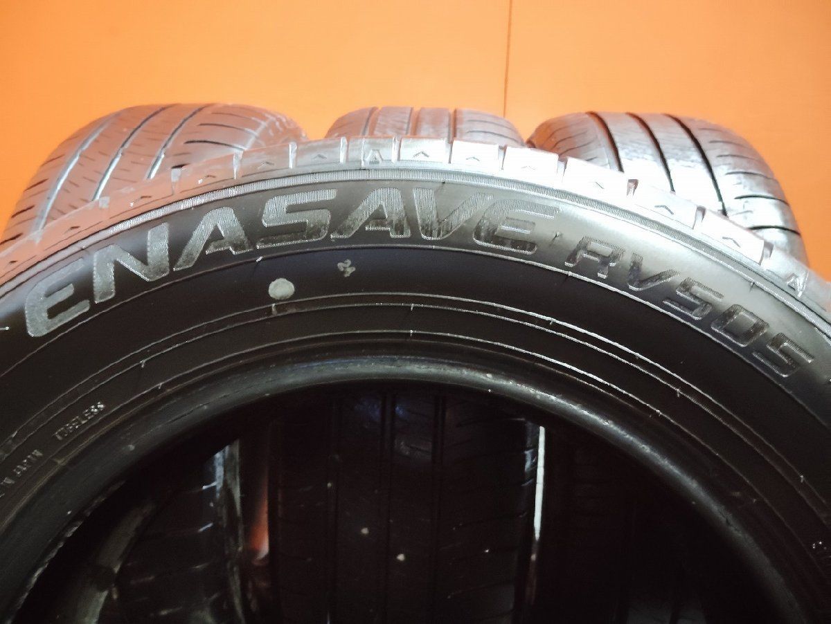 DUNLOP ENASAVE RV505 215/60R16 16インチ 夏タイヤ 4本 21年製 バリ溝