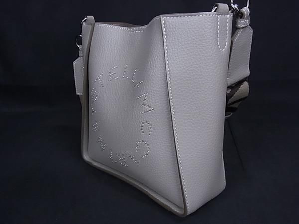  STELLA McCARTNEY ステラ マッカートニー レザー クロスボディ ショルダーバッグ レディース グレー系 FT 0559 その他 トップス