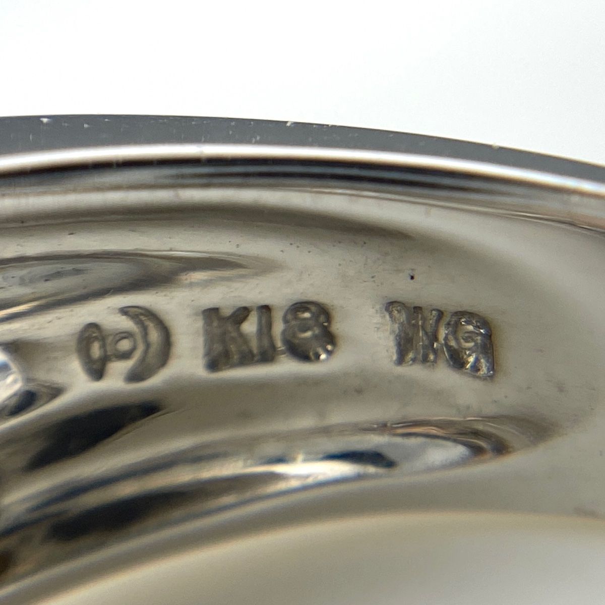 タサキ TASAKI メレダイヤ デザインリング K18 ホワイトゴールド 指輪 ...