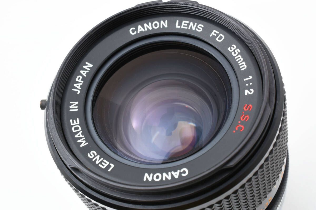 ☆良品☆ キヤノン CANON FD 35mm F2 S.S.C. 2024 絞りA #542AR Canon