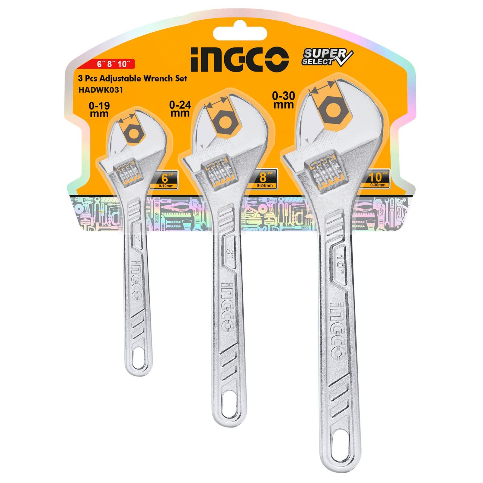 INGCO モンキーレンチ3pcsセット 150mm、200mm、250mm 最 selectS big dandy メルカリ