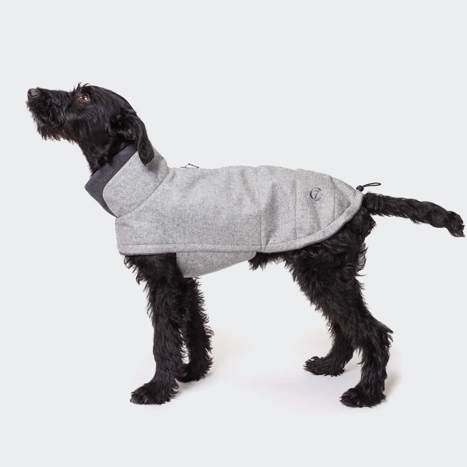 ♥｜Cloud7｜Dog Coat Brooklyn Flannel Grey サイズ ３ 体重4〜6kgにおすすめ ｜リード レザー 犬 小型犬 海外直輸入 ペットグッズ イタグレ