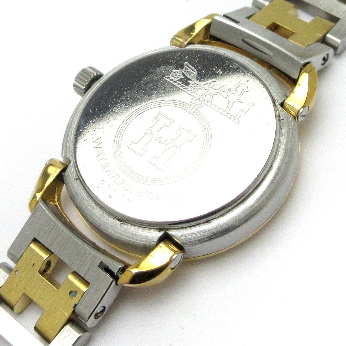 ♡HERMES 時計　レディース　プルマン　ゴールド　PU2.240♡ HERMES エルメス プルマン クオーツ レディース腕時計 PU2.240の